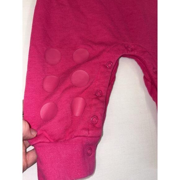 Adidas x Lego Magenta Duplo Jumpsuit Pajama Baby Unisex Size 12 Month Outfit - Picture 3 of 14